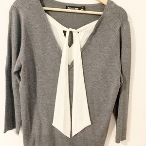 New York and company Gray Sweater Size Medium